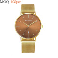 Luxury honorable watch wholesale price curved glass low moq minimalist watch